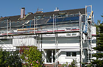 Bild: Dachfläche vor Fertigstellung